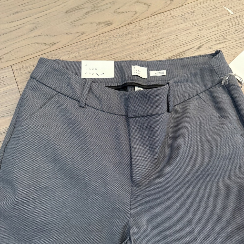 NWT A New Day Womens‎ Ankle Pants Heather Gray Size 8 Professional Trousers - Picture 3 of 12
